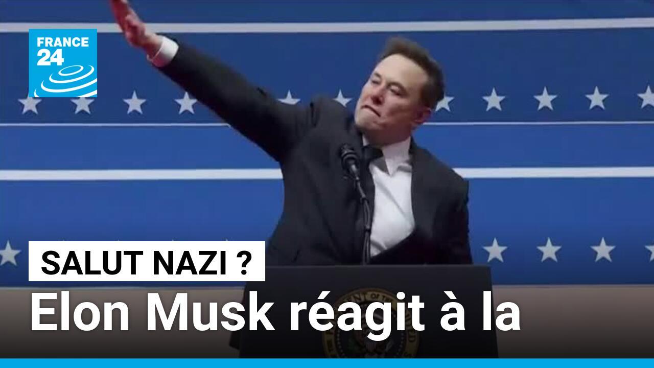 Salam Ou Bien Salut On S'est Quitté Sur Ses Mots Elon Musk réagit à la polémique sur son geste rappelant un salut nazi